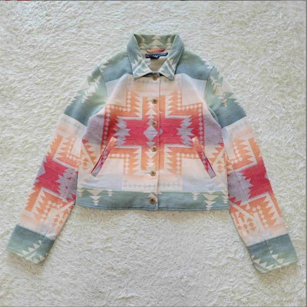 Vintage Ralph Lauren Navajo / Native inspired jacket - Picture 1 of 8